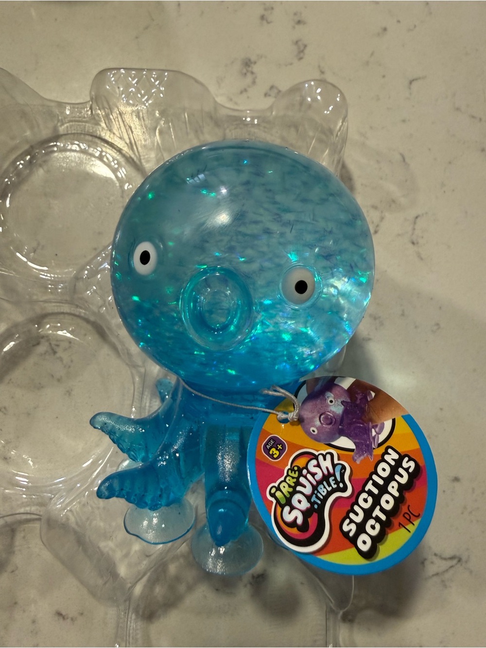 Squishy Suction Octopus Toy - Blue -